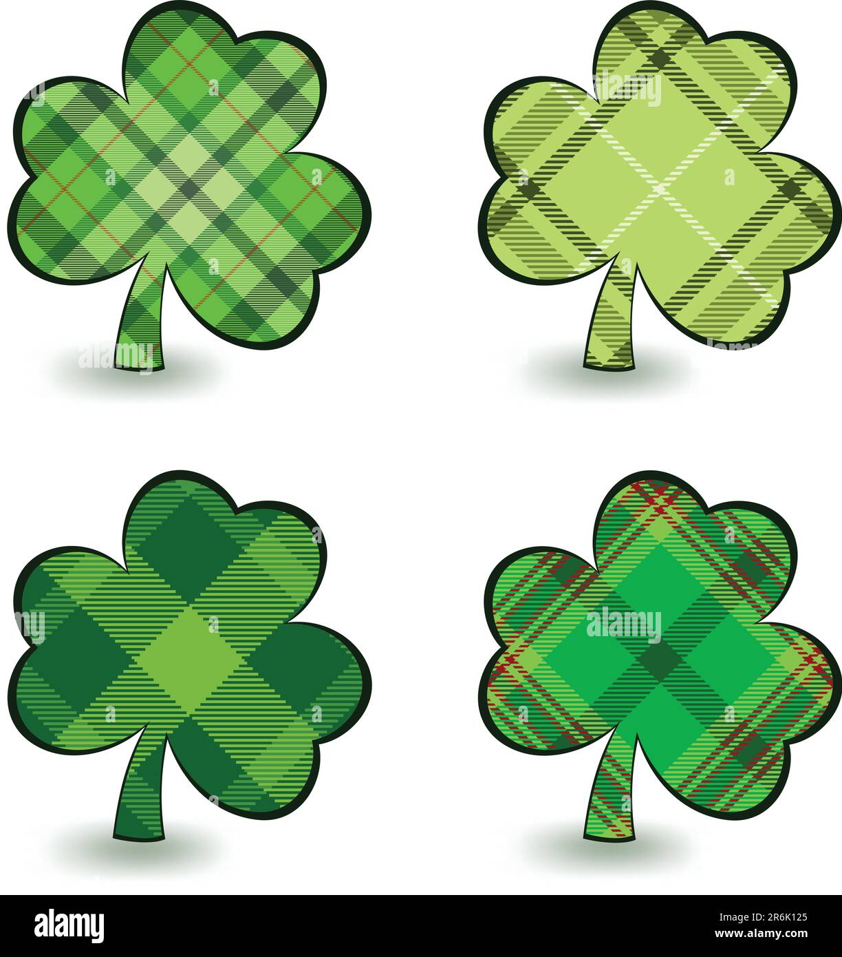 patrick set,  this illustration may be useful as designer work Stock Vector