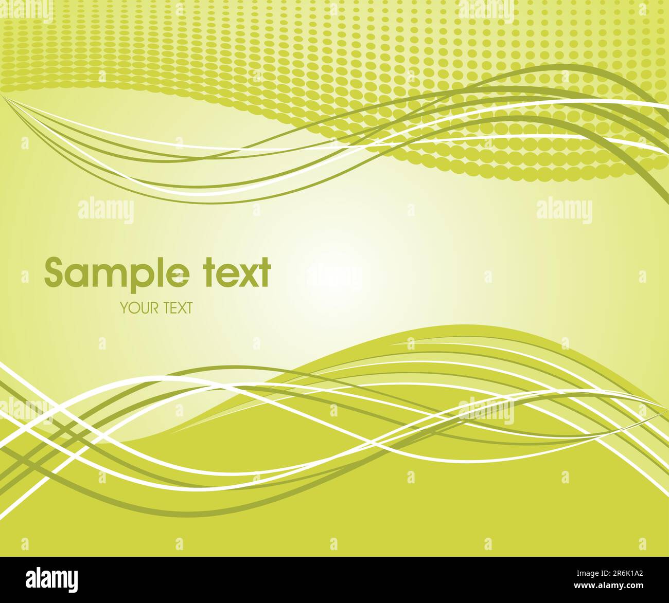 Dynamic wave background in green. Vector illustration Stock Vector ...