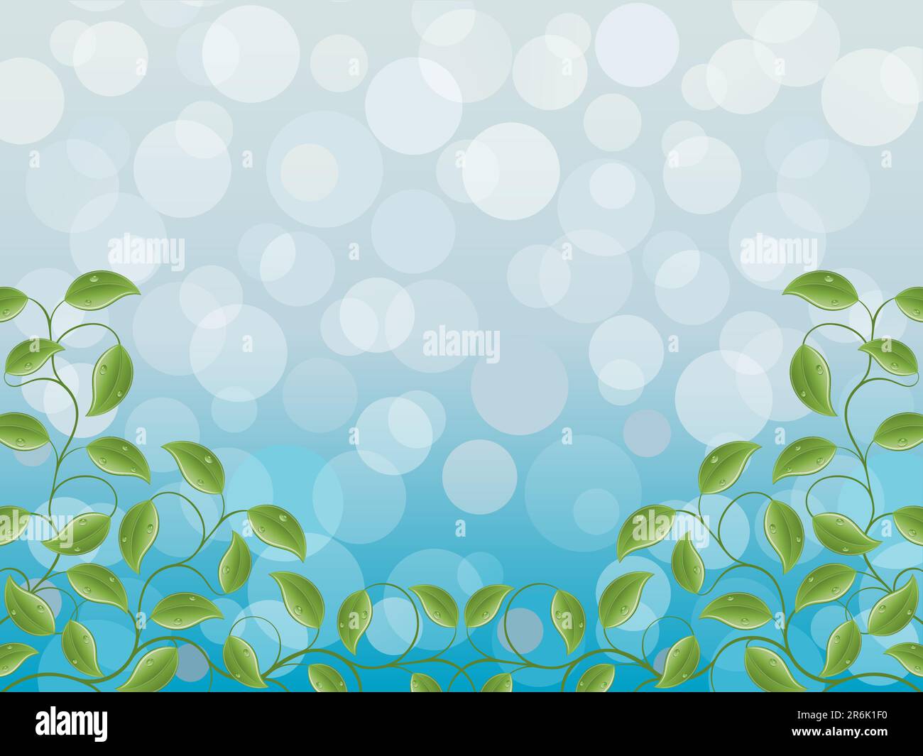 Abstract floral background. Vector illustration. Stock Vector