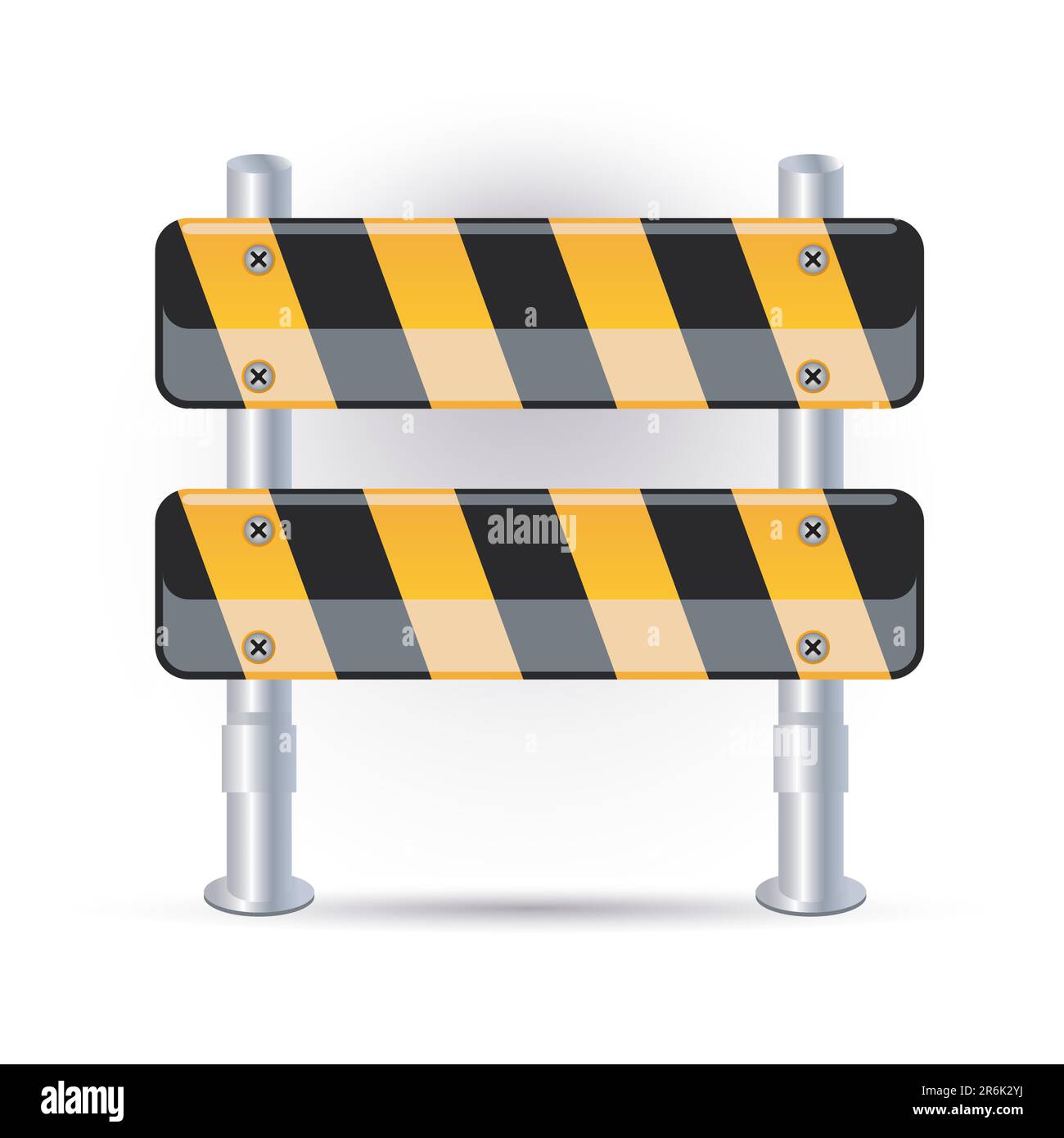 Illustration Of Street Barrier Stock Vector Image And Art Alamy