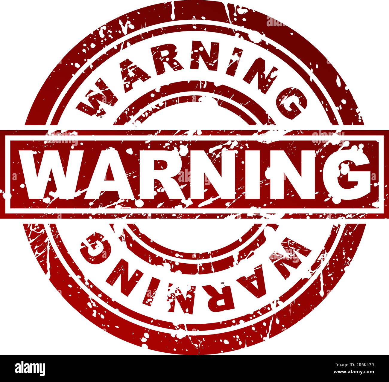 transparent warning stamp