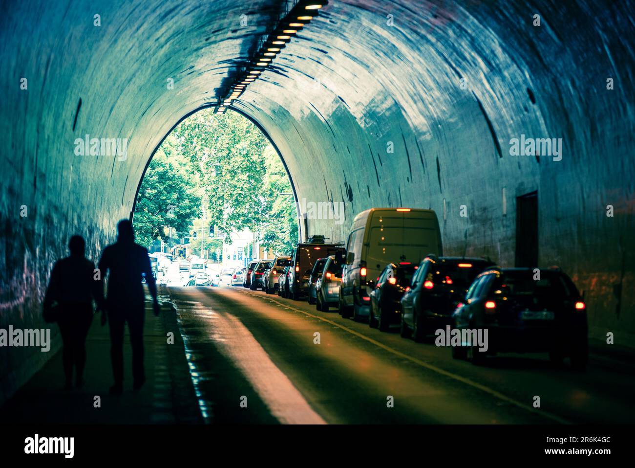 Tunnel in the city Stock Photo