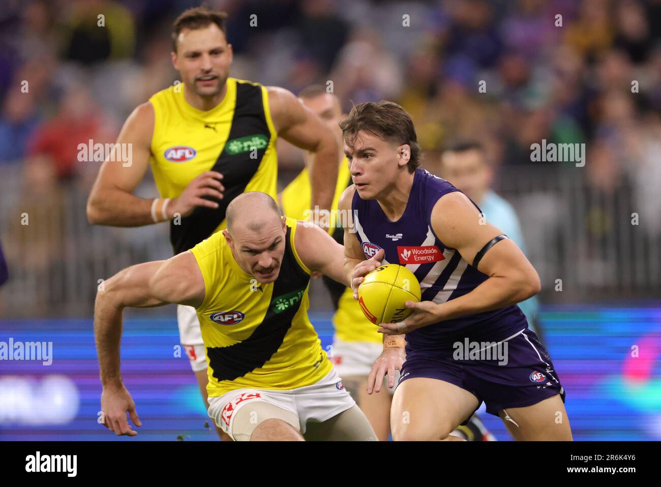Perth, Australia. 10th June, 2023. Caleb Serong of the Dockers in