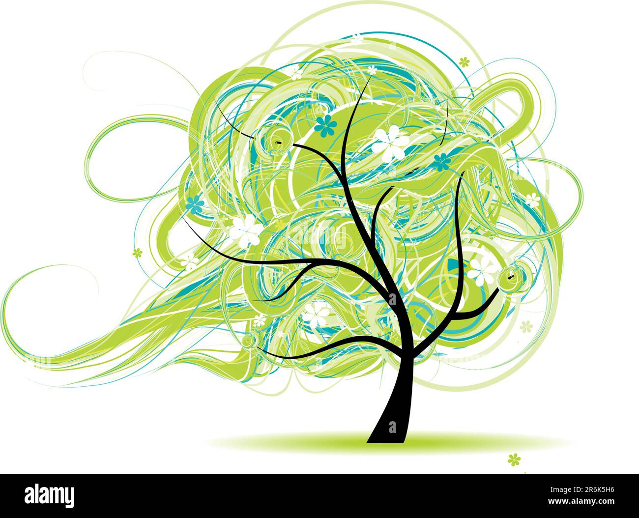 Art tree beautiful for your design Stock Vector Image & Art - Alamy