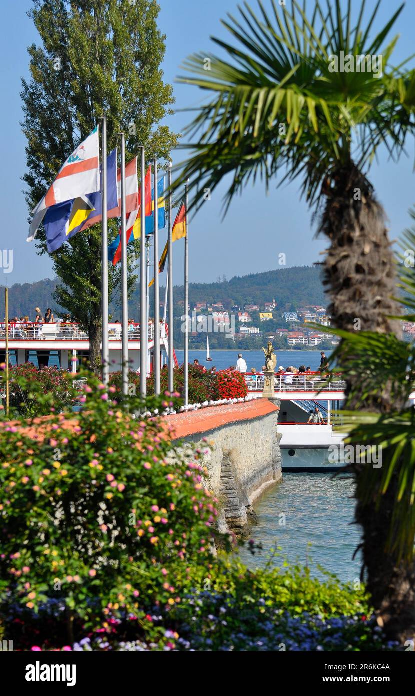 Lake Constance, Lake Constance shipping, passenger ship departure from