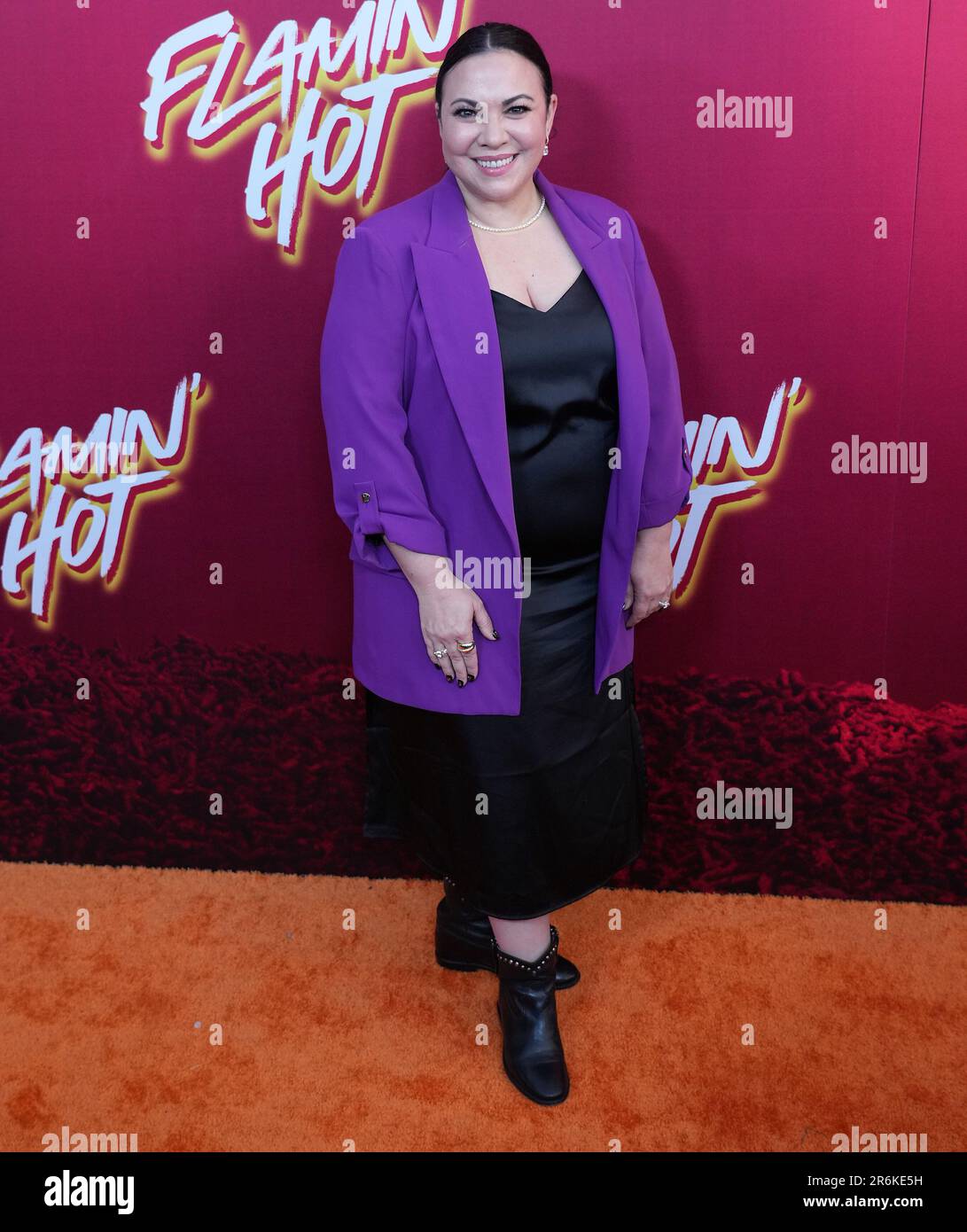 Los Angeles, USA. 09th June, 2023. Gloria Calderón Kellett arrives at the Searchlight Pictures' FLAMIN' HOT Los Angeles Special Screening held at the Hollywood Post 43 - American Legion in Hollywood, CA on Friday, ?June 9, 2023. (Photo By Sthanlee B. Mirador/Sipa USA) Credit: Sipa USA/Alamy Live News Stock Photo