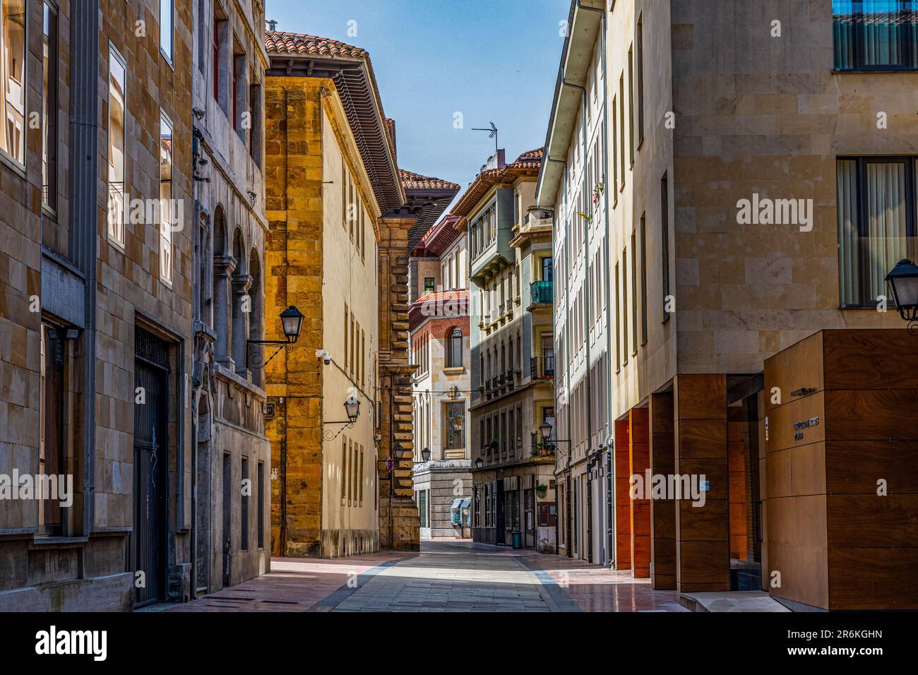 Old town, Oviedo, UNESCO World Heritage Site, Asturias, Spain, Europe Stock Photo