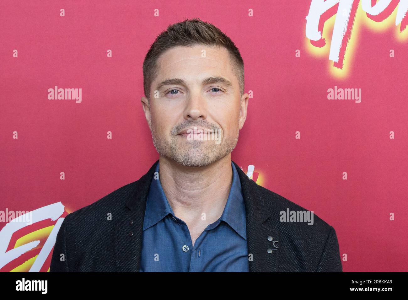 Eric Winter arrives at the LA Special Screening of “Flamin’ Hot"on