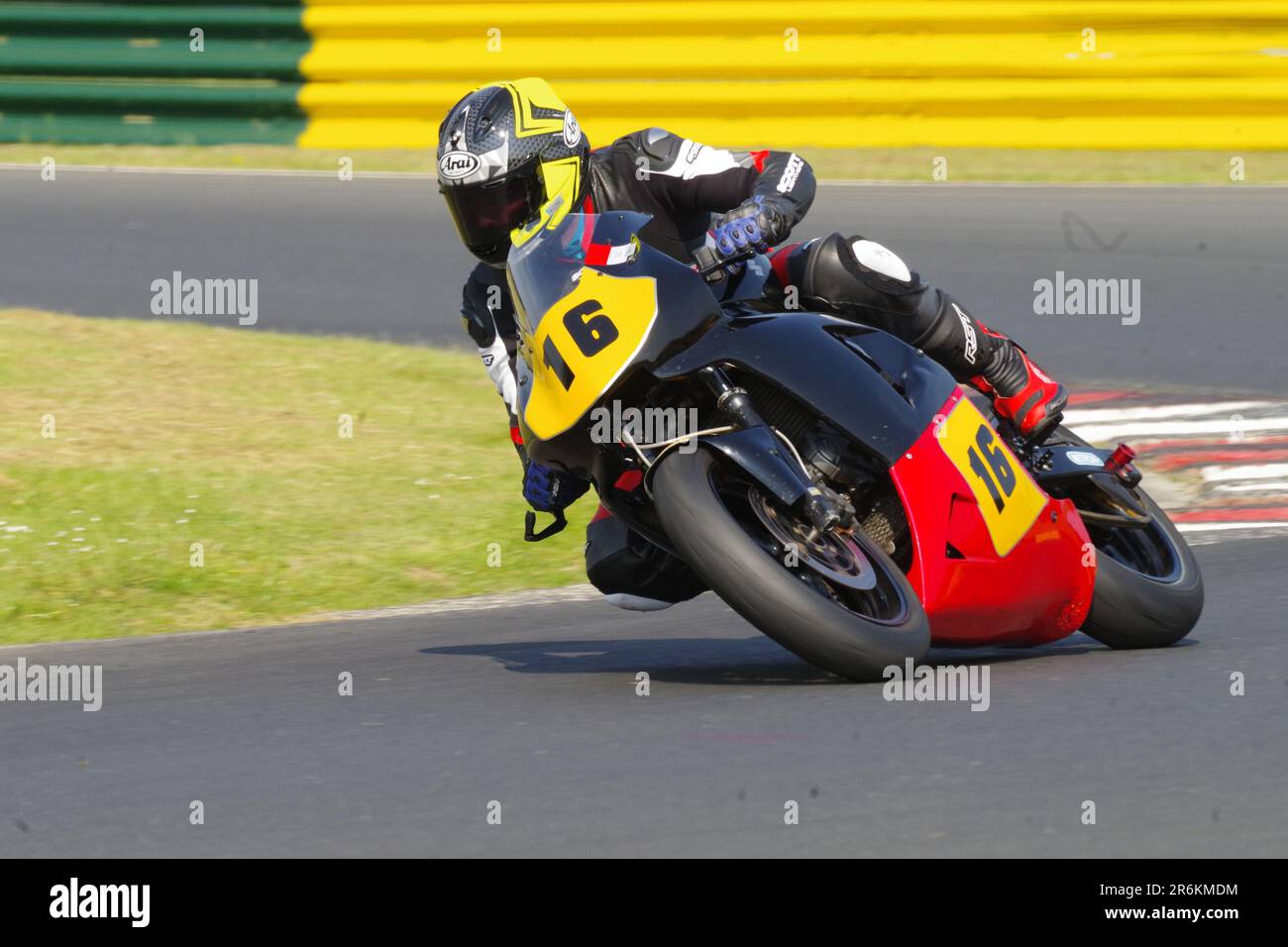 Croft Circuit, 10 June 2023. Nick Boggan riding a Suzuki 650 in a No