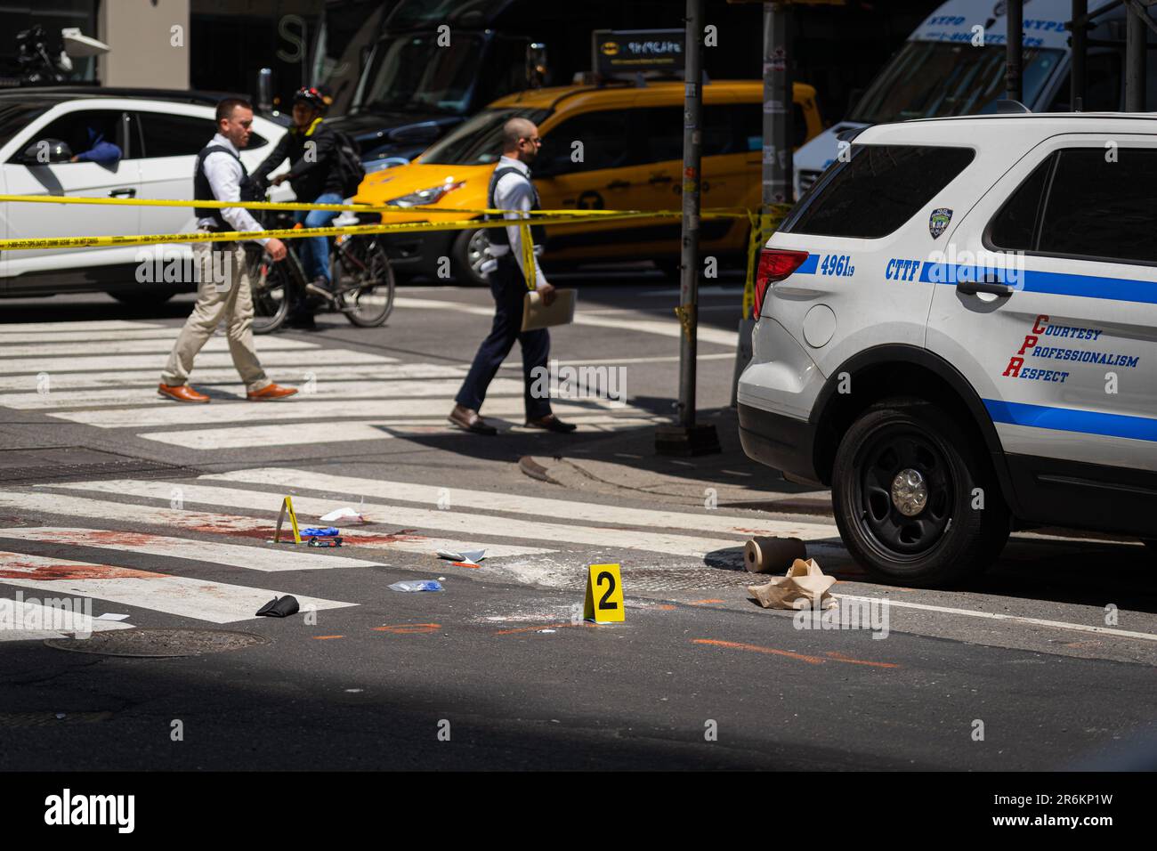 New York City, USA. 09th June, 2023. A 36 Year Old Male Was Stabbed At ...