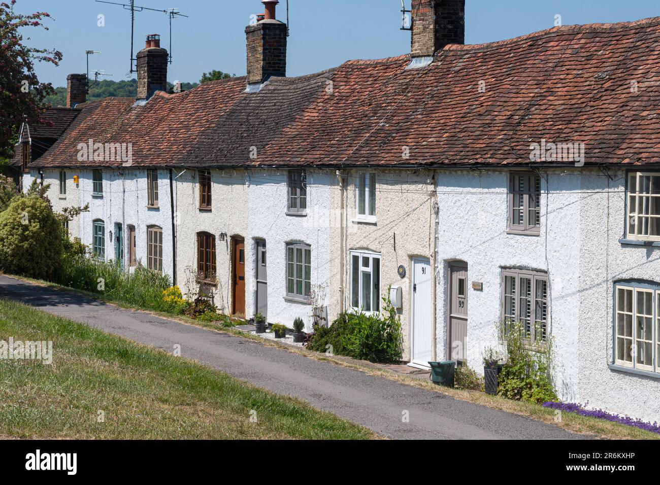 Late 18th century terrace of houses in Tring Road, Wendover