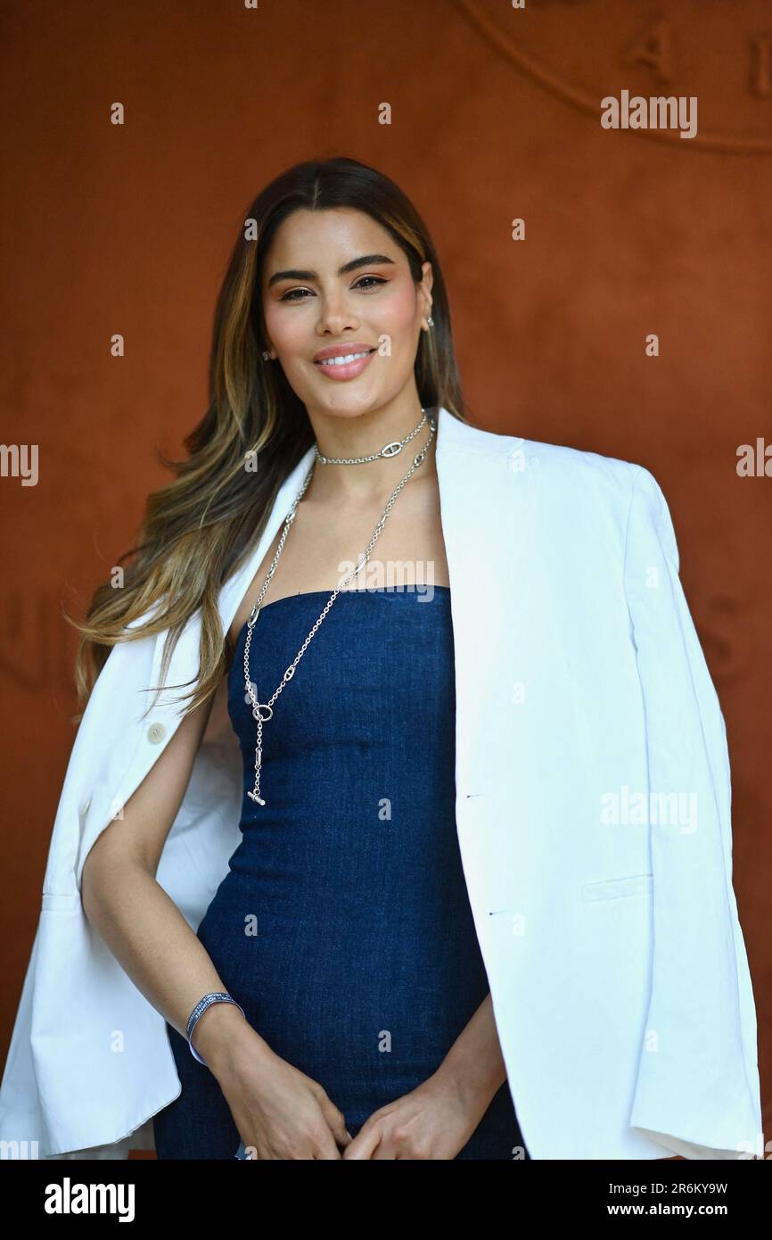 Ariadna Gutirrez Ariadna Gutiérrez attends the 2023 French Open at Roland Garros on June