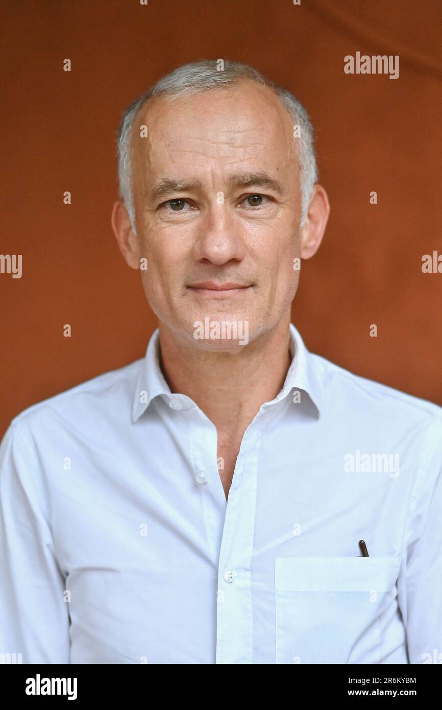 Gilles Bouleau attends the 2023 French Open at Roland Garros on June 09, 2023 in Paris, France