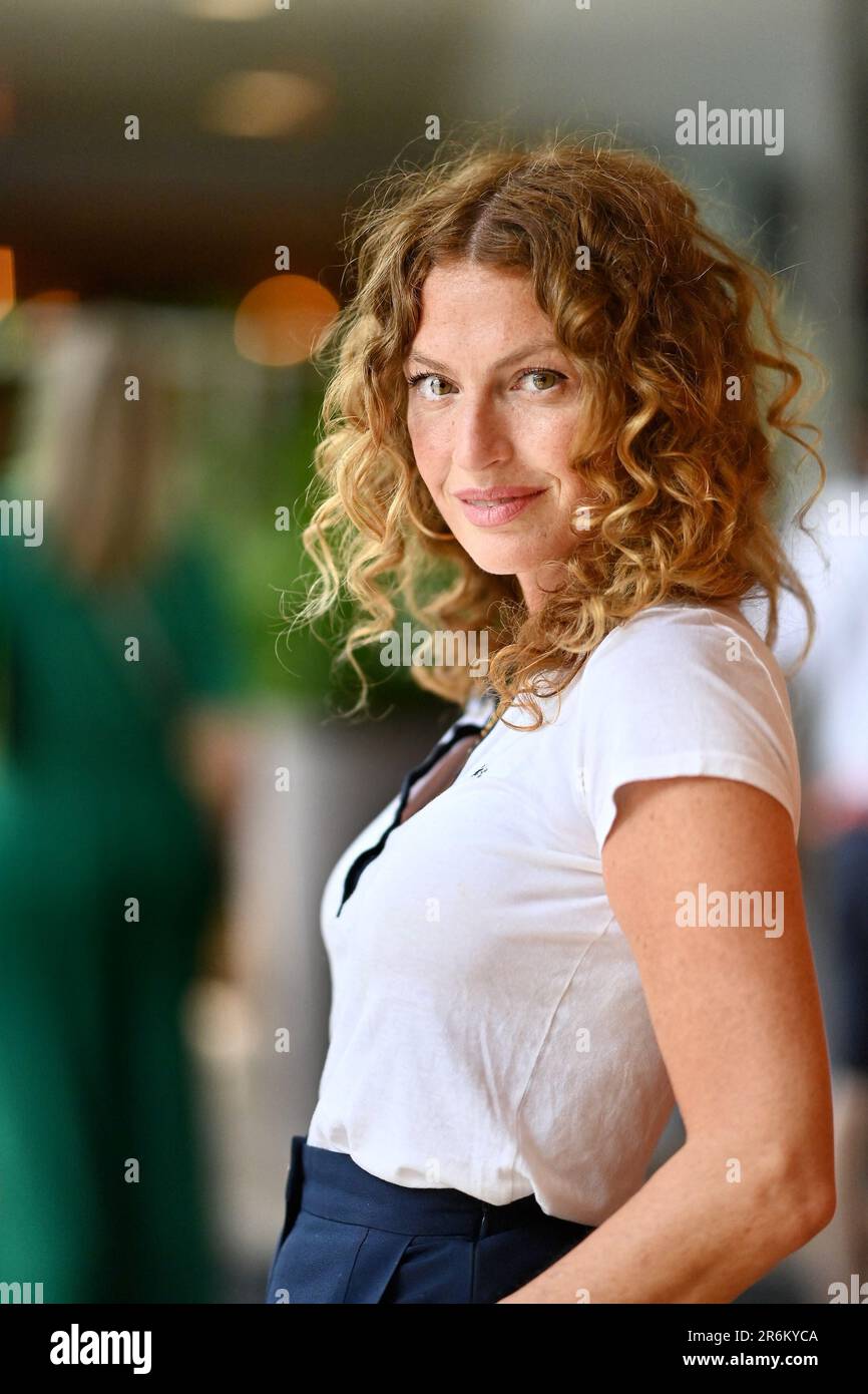 aur-lie-saada-attends-the-2023-french-open-at-roland-garros-on-june-09