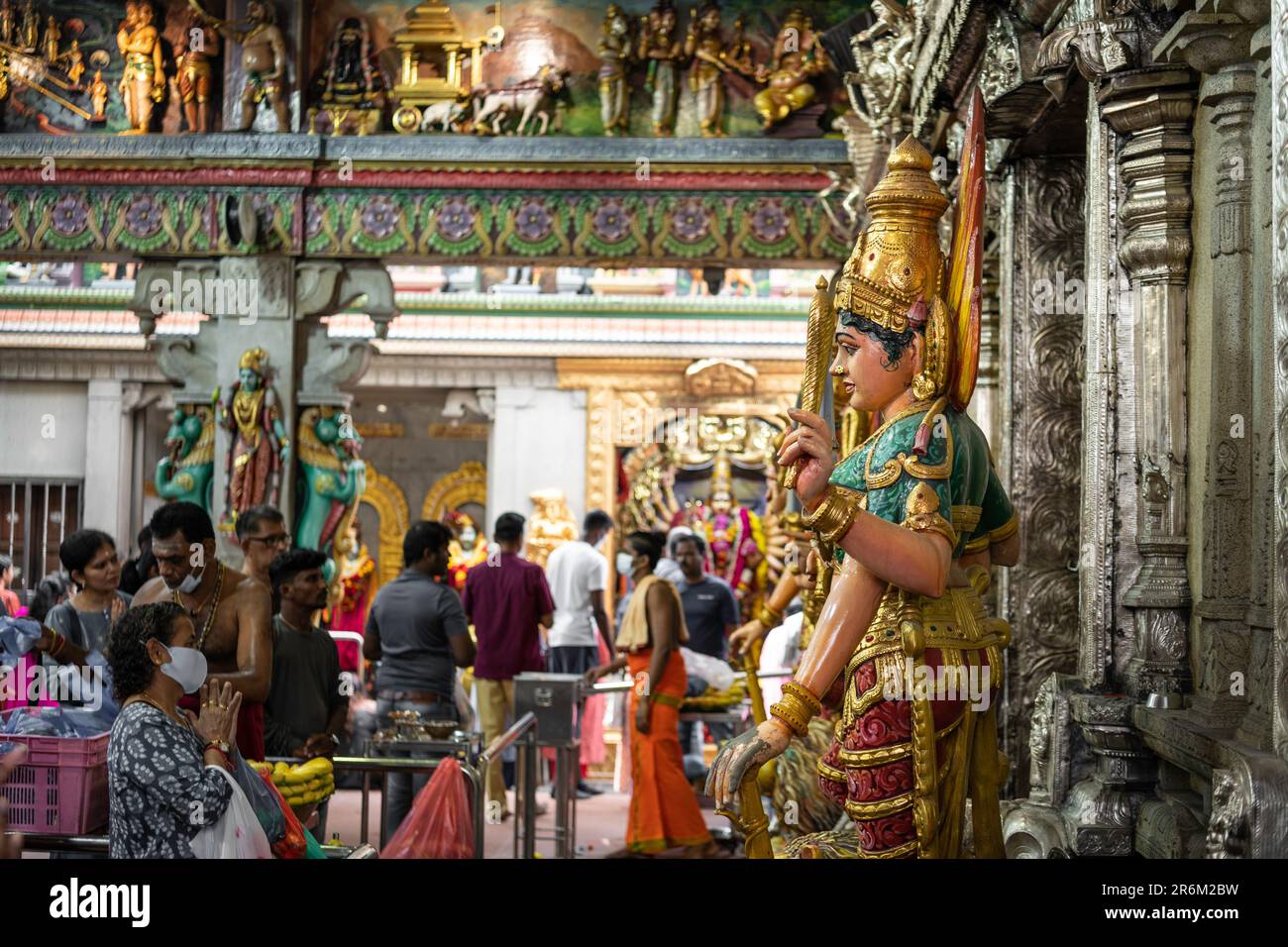 Sri Veeramakaliamman Hindu Temple, Little India, Singapore, Southeast Asia, Asia Stock Photo