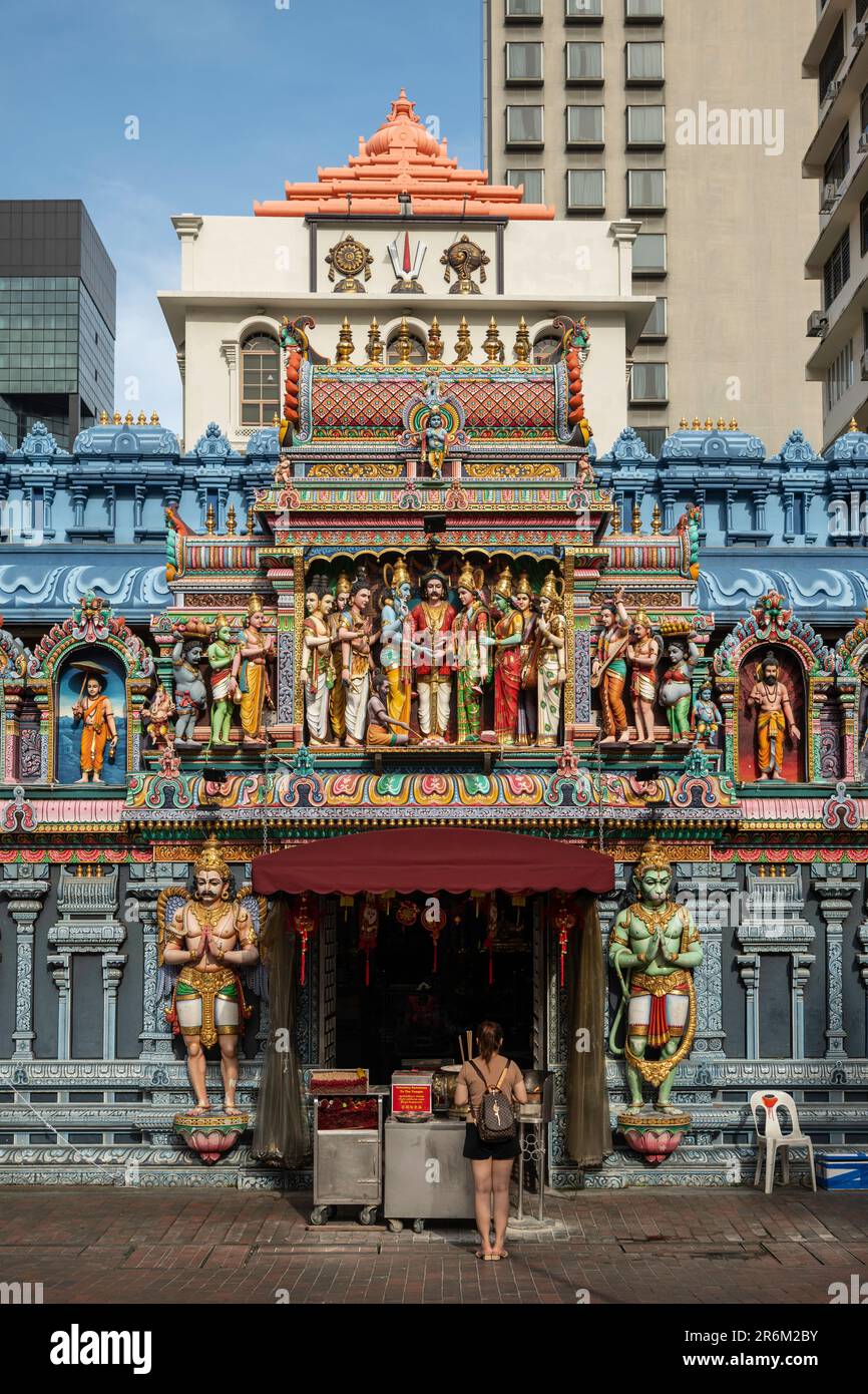Sri Krishnan Temple, Waterloo Street, Singapore, Southeast Asia, Asia Stock Photo