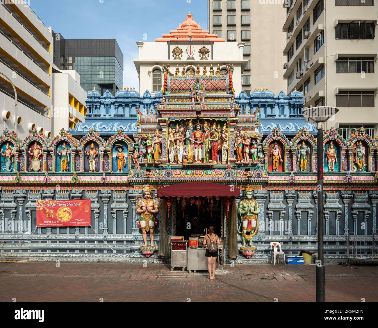 Sri Krishnan Temple, Waterloo Street, Singapore, Southeast Asia, Asia Stock Photo