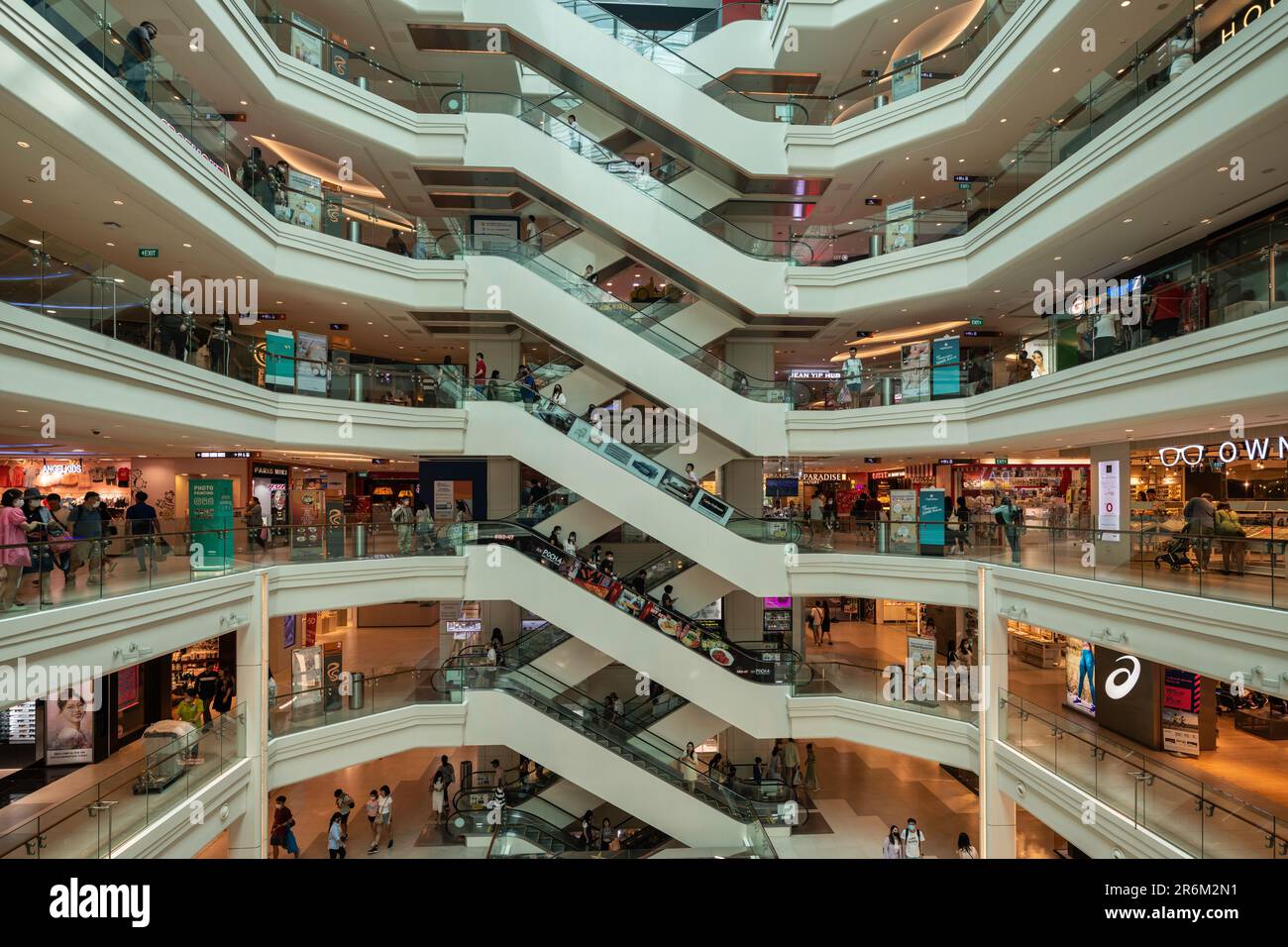Interior of Plaza Singapura, Singapore, Southeast Asia, Asia Stock Photo Alamy