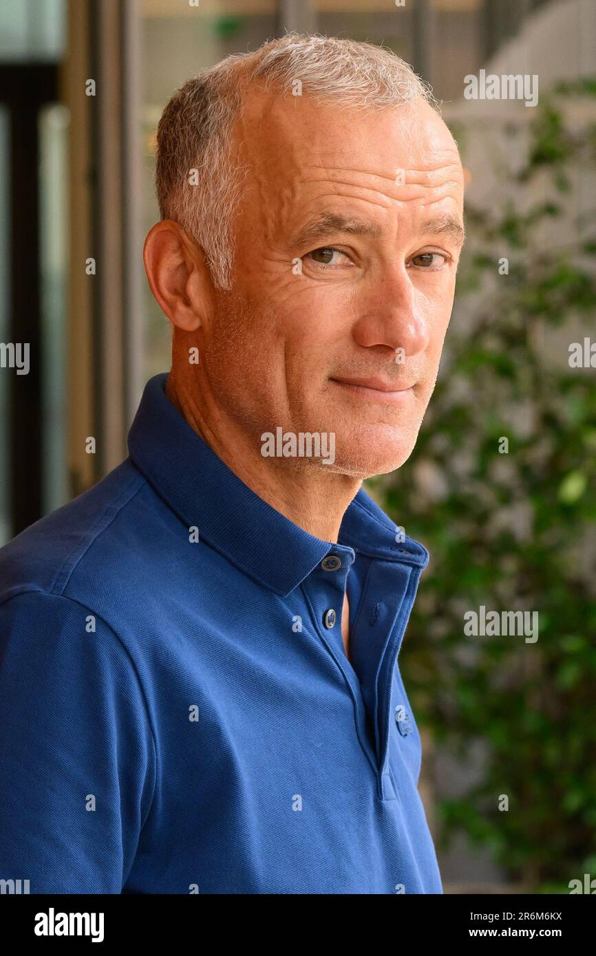 Paris, France. 10th June, 2023. Gilles Bouleau attending the 2023 French Open at Roland Garros