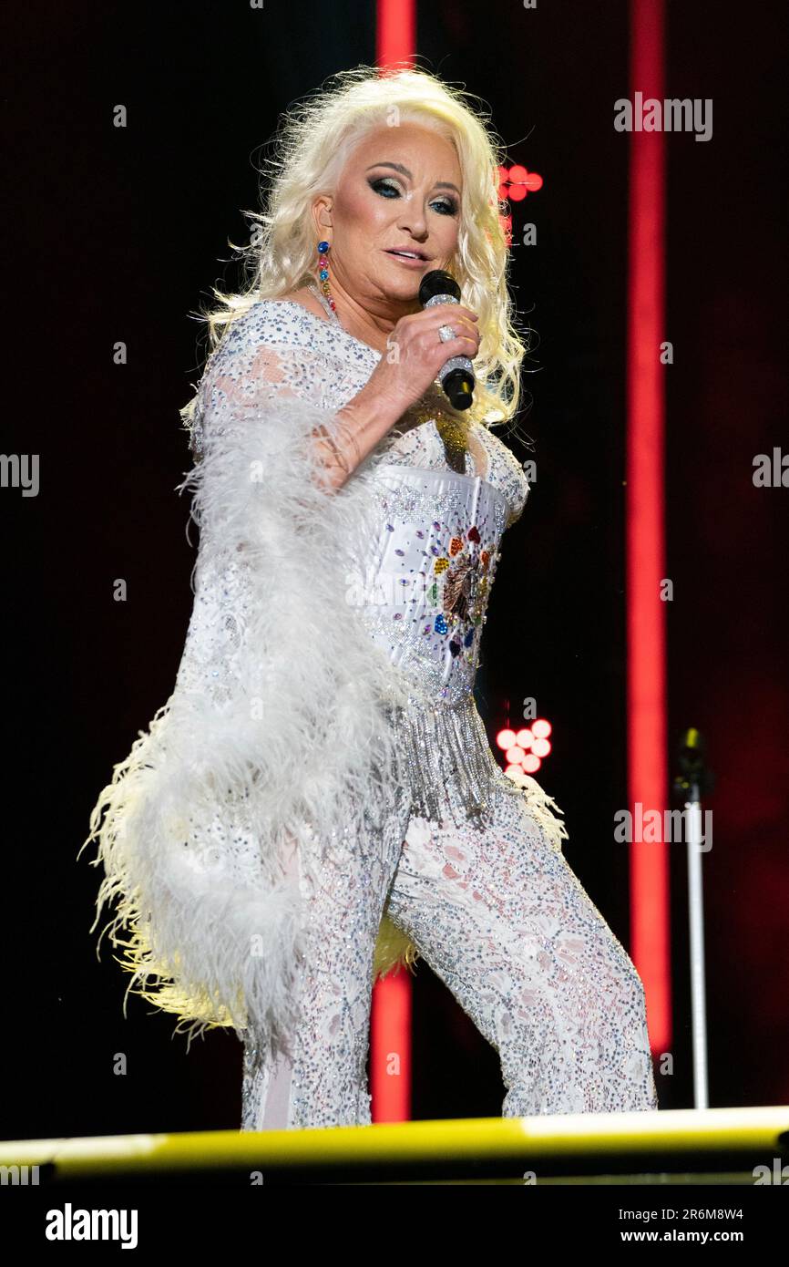 Tanya Tucker performs during the 2023 CMA Fest on Friday, June 9, 2023