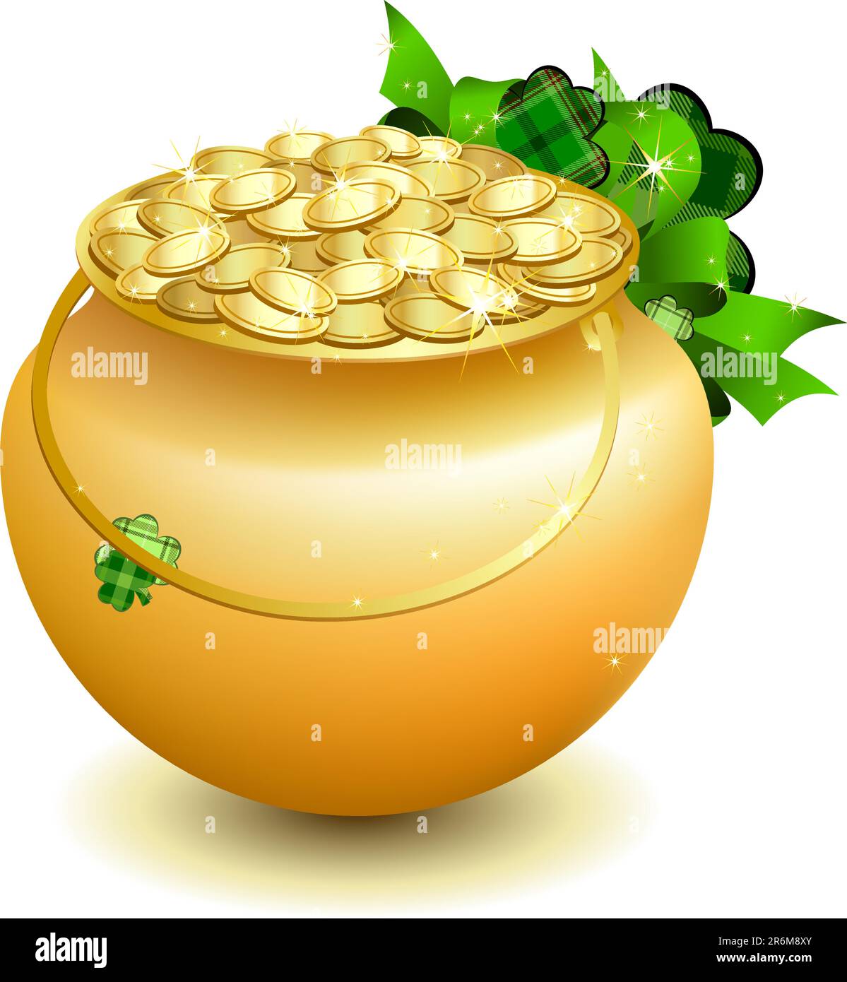 patrick,  this  illustration may be useful  as designer work Stock Vector