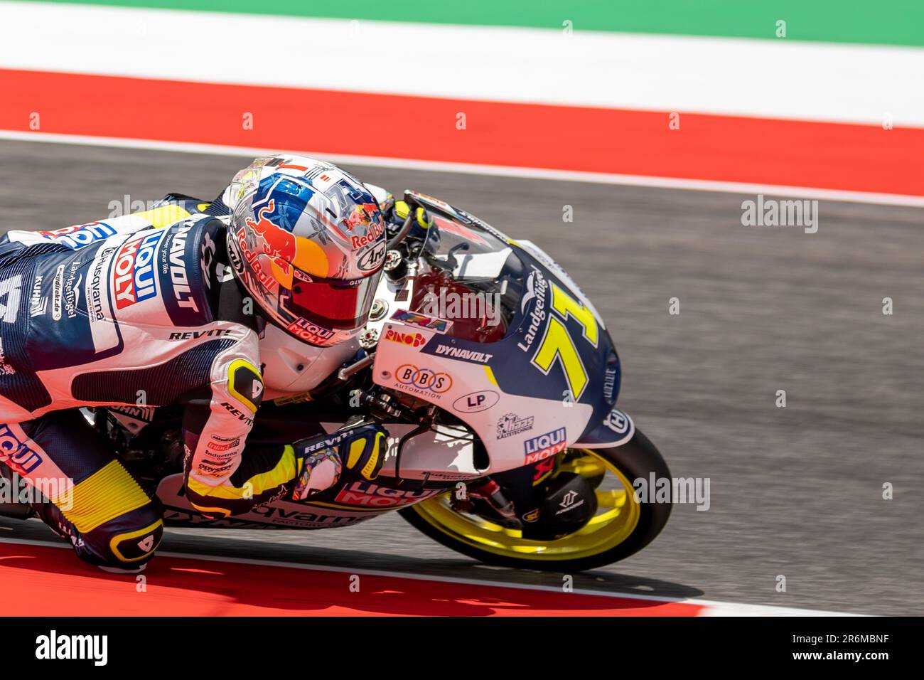 Mugello, Italy. 10th June, 2023. Ayumu Sasaki (Jap) Liqui Moly Husqvarna Intact GP, Husqvarna Mugello, Italy. 10th June, 2023. Ayumu Sasaki (Jap) Liqui Moly Husqvarna Intact GP, Husqvarna