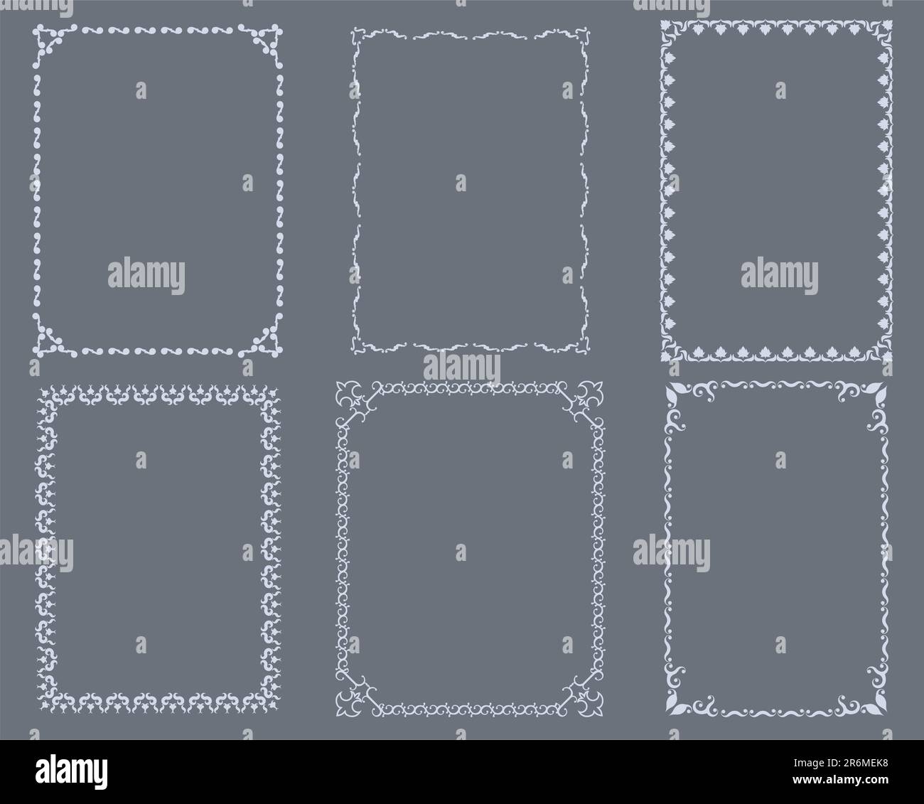 decorative frame set Stock Vector Image & Art - Alamy