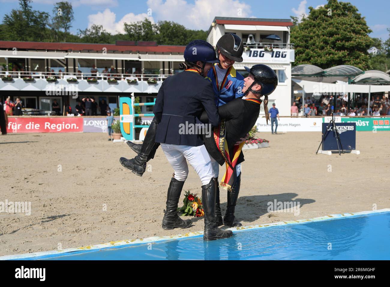 Balve, Germany. 10th June, 2023. Equestrian sport: German championship ...