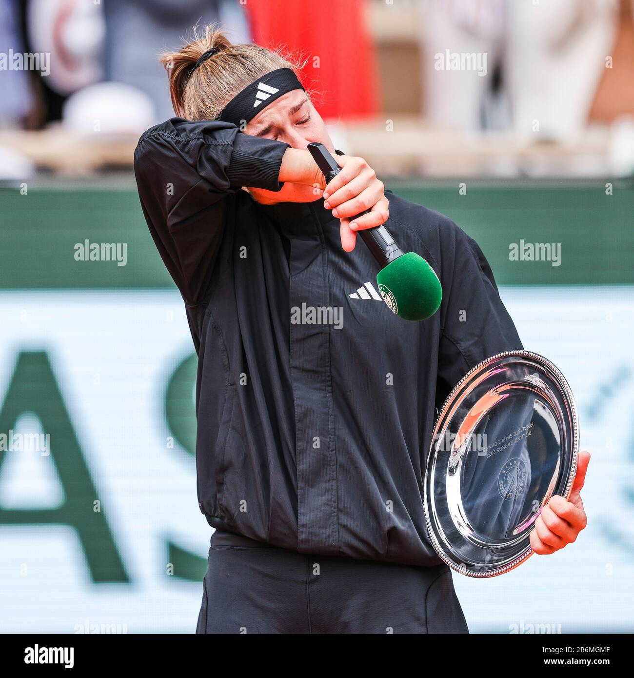 Paris, France. 10th June, 2023. Tennis player Karolina Muchova (CZE) at