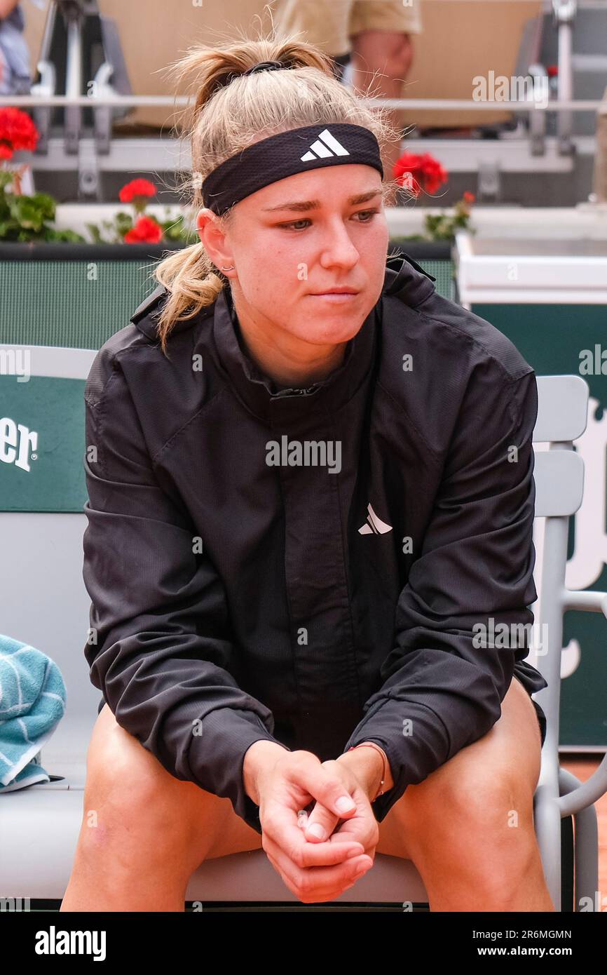 Paris, France. 10th June, 2023. Tennis player Karolina Muchova (CZE) at