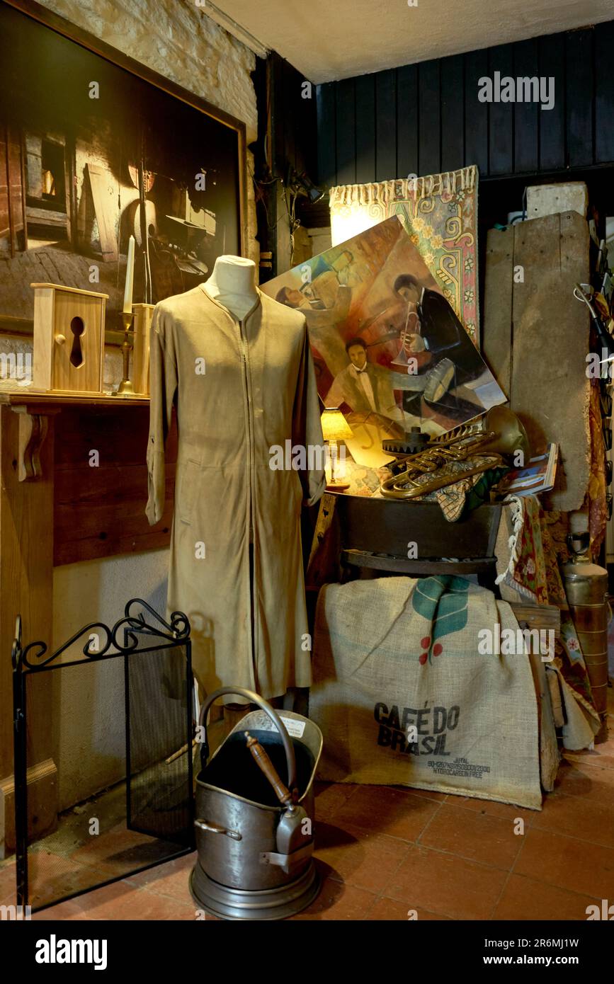 Vintage items comprising clothes and objects. England UK Stock Photo ...