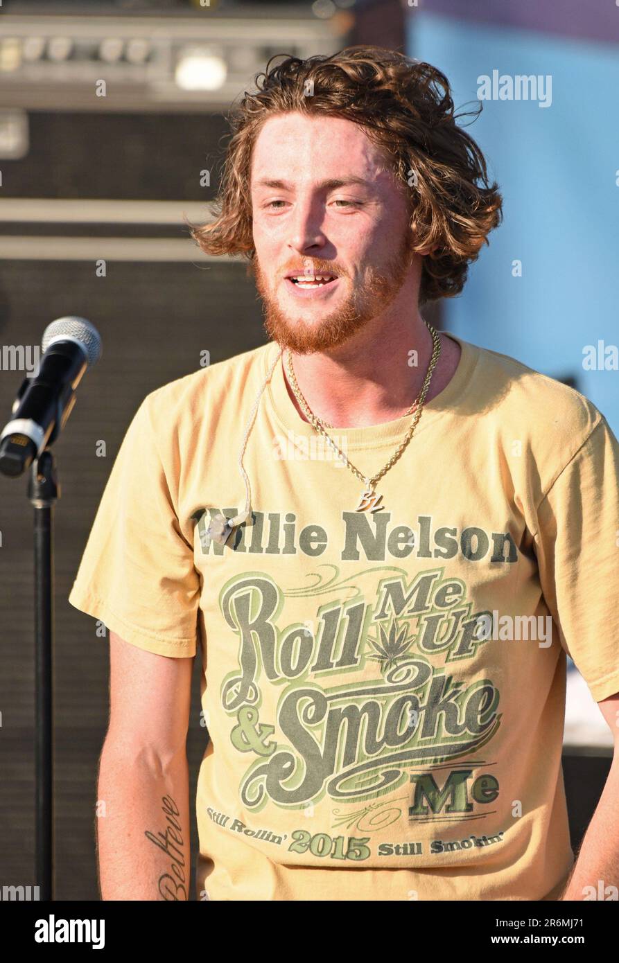 Nashville, TN, USA. 8th June, 2023. Bailey Zimmerman on stage for CMA