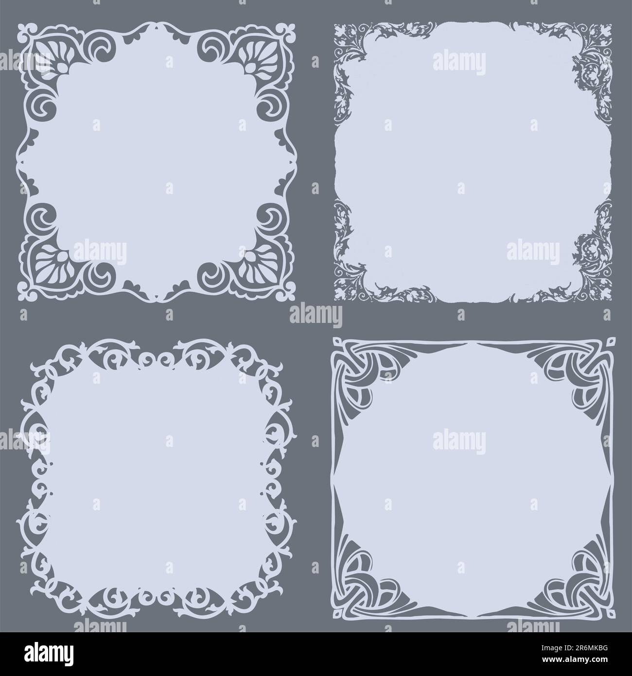 decorative frame set Stock Vector Image & Art - Alamy