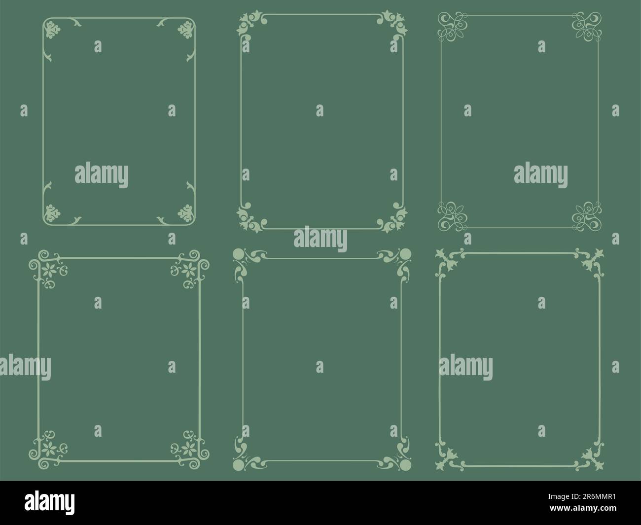 decorative frame set Stock Vector Image & Art - Alamy