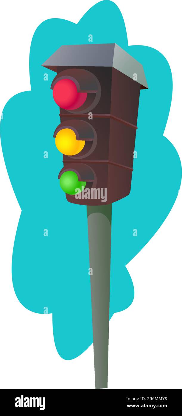Traffic light vector Stock Vector