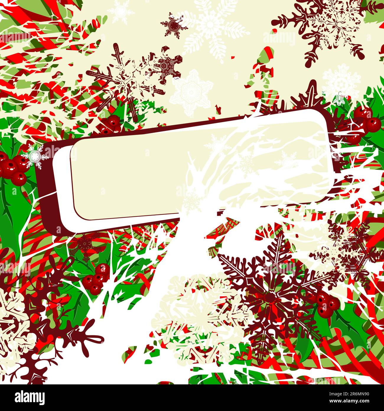 christmas background, this  illustration may be useful  as designer work Stock Vector