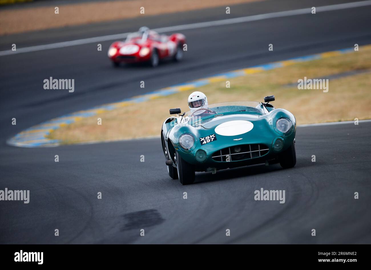 Aston martin dbr1 le mans in 1959 hi-res stock photography