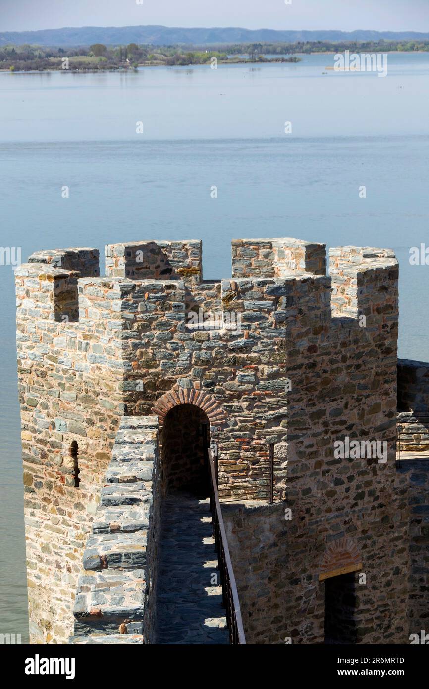 Breathtaking panorama from Ram Fortress, Serbia, offering a mesmerizing ...