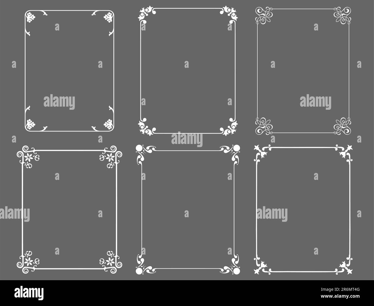 decorative frame set Stock Vector Image & Art - Alamy