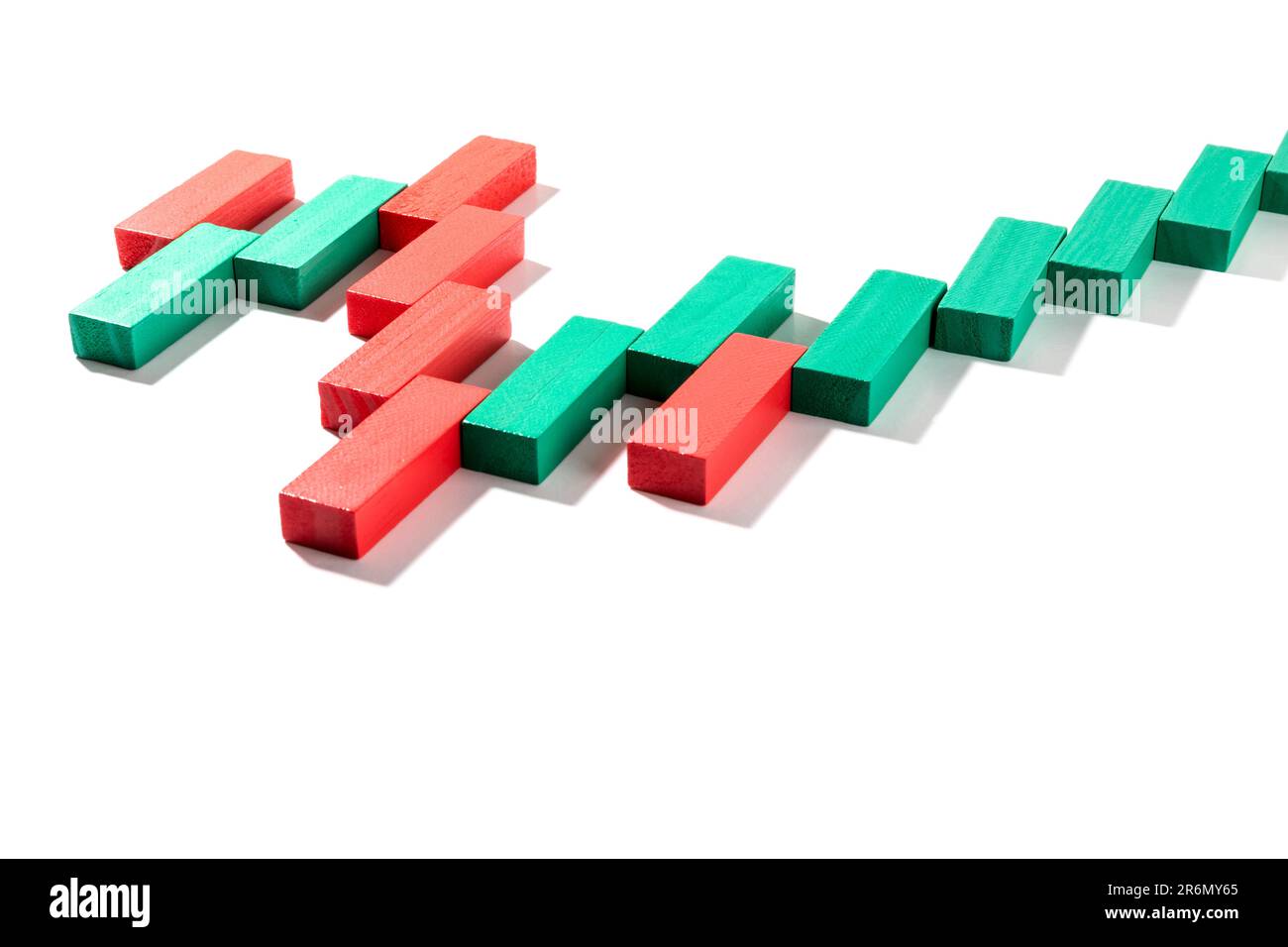 Trader financial market exchange graph Cut Out Stock Images & Pictures ...