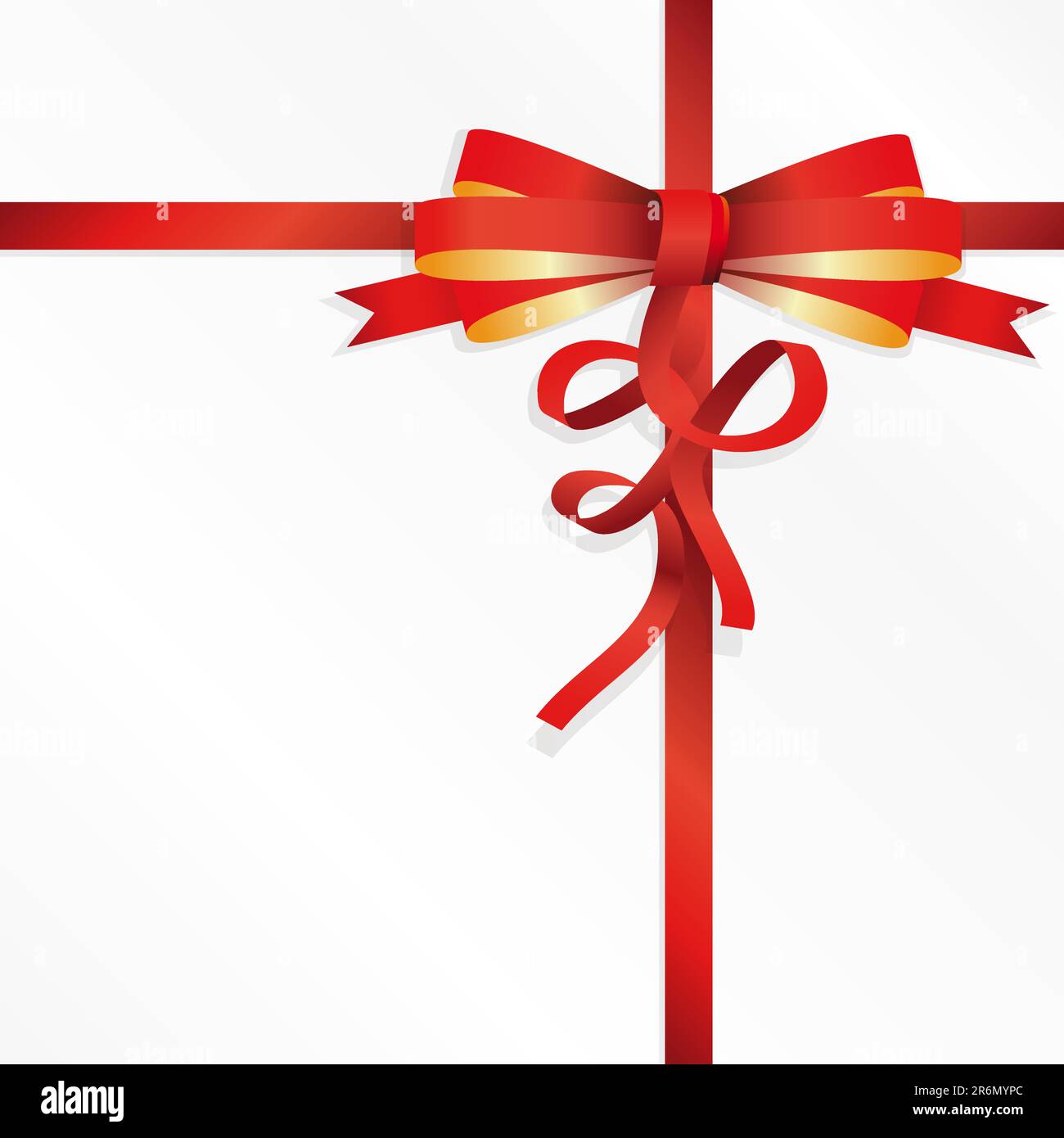 Red bow isolated on white background Stock Vector Image & Art - Alamy
