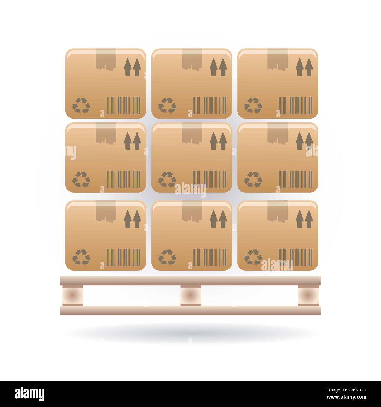 boxes icon Stock Vector