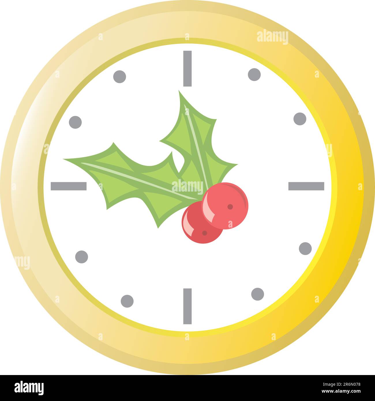 Last minute Holiday clock Stock Vector Image & Art - Alamy