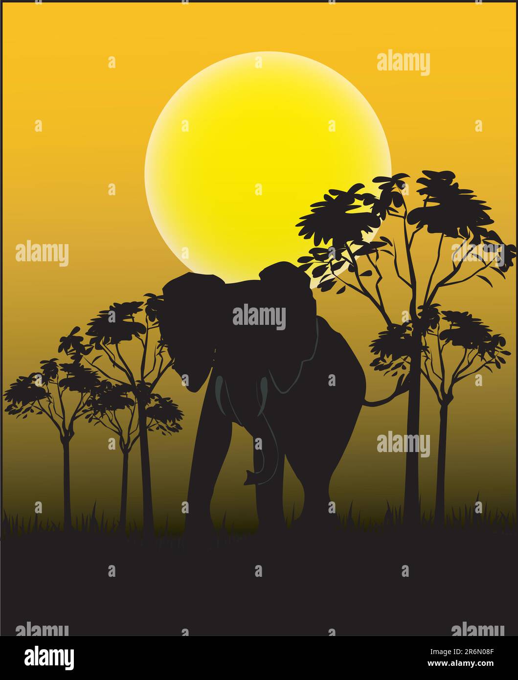 Animals of Africa - Illustration Vector Format Stock Vector Image & Art ...
