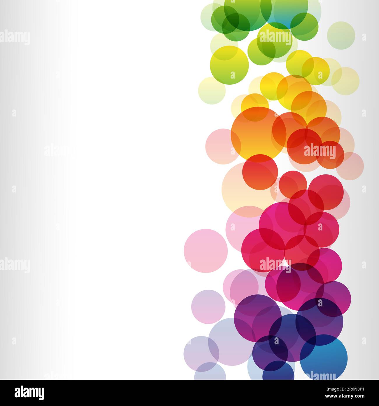 Colorful rainbow vector background with text Illustration for your ...