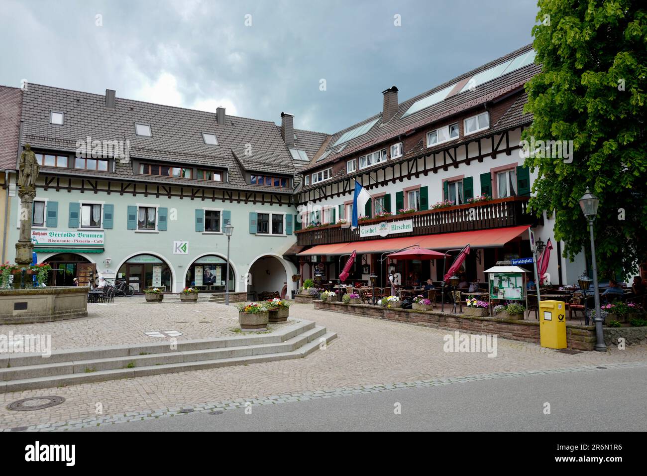 Traditional restaurant in St. Peter in the Black Forest Stock Photo