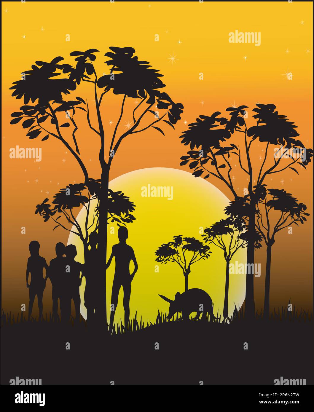 Animals of Africa - Illustration Vector Format Stock Vector Image & Art ...