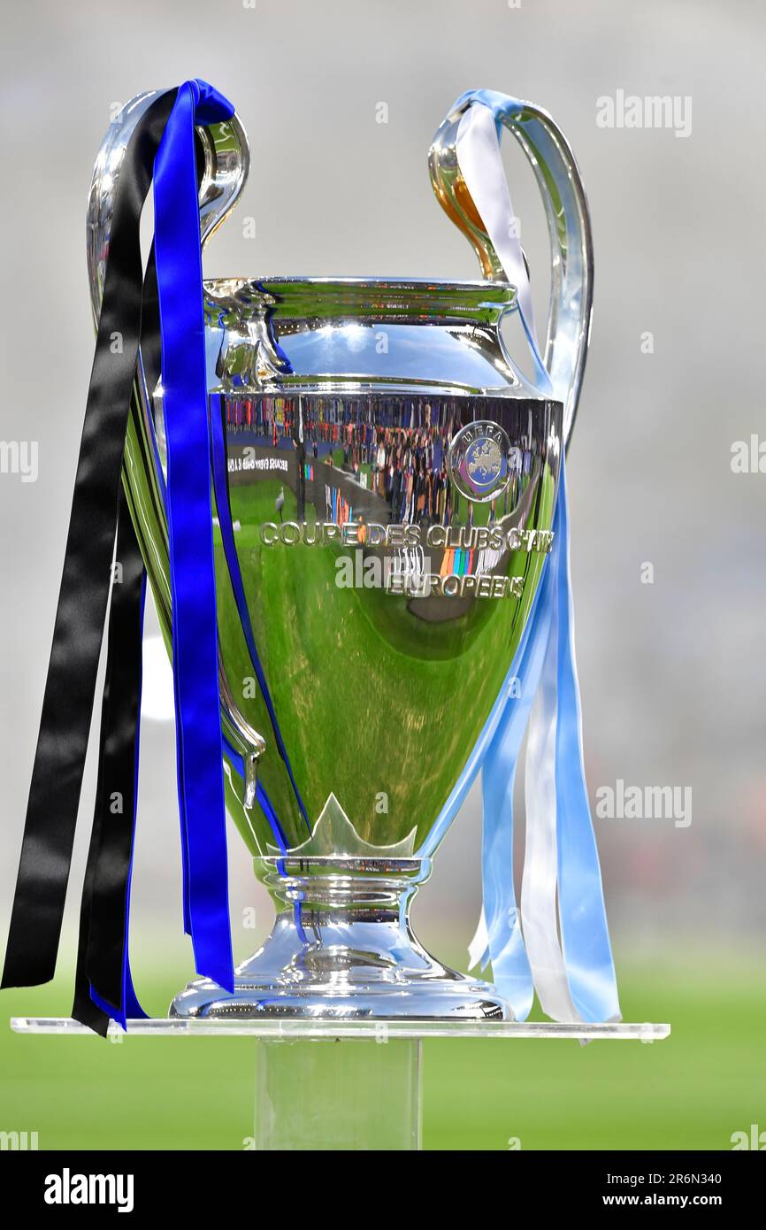 Champions league trophy 2023 hi-res stock photography and images
