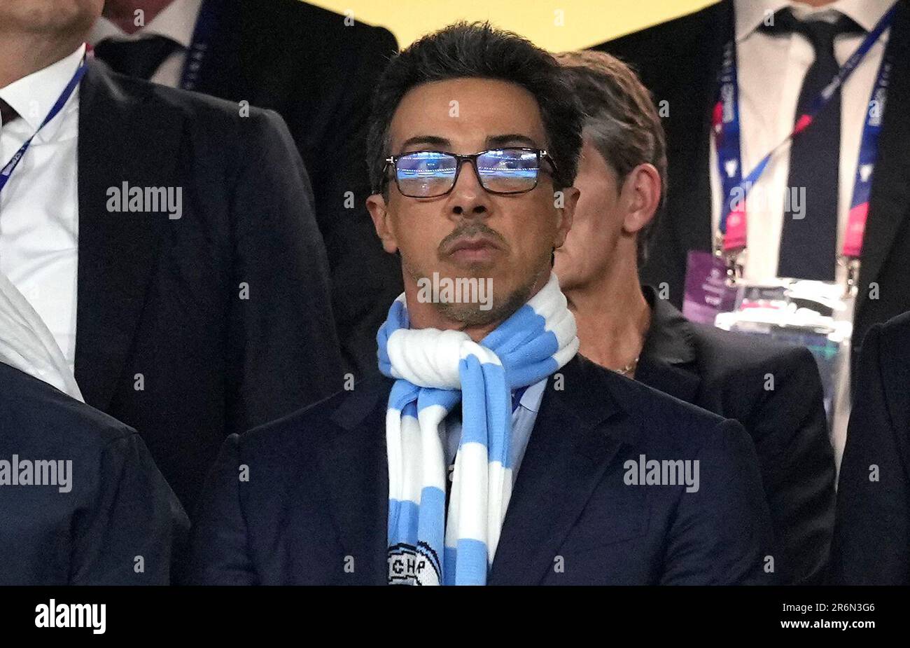 Sheikh mansour manchester city owner hires stock photography and