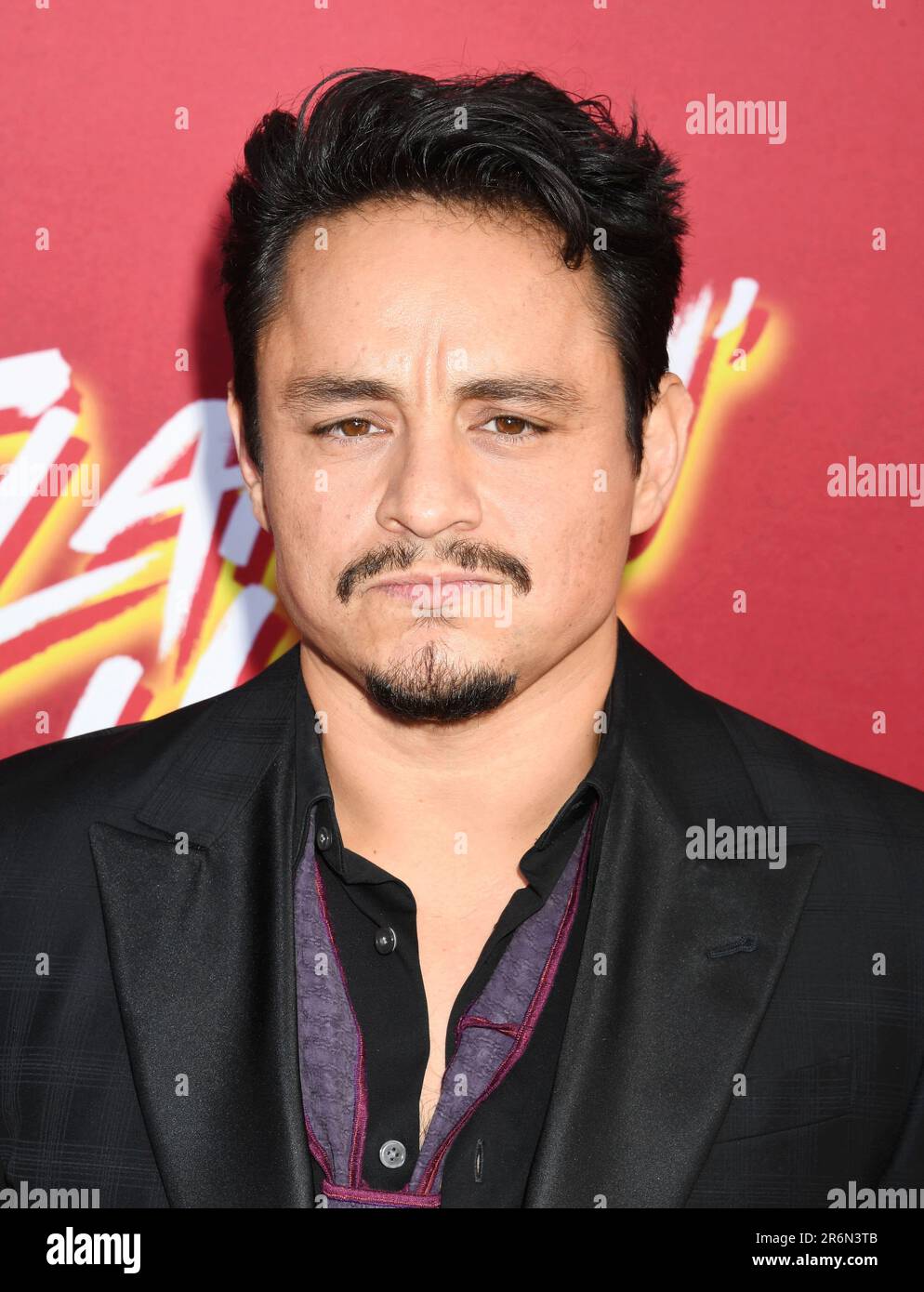 HOLLYWOOD, CALIFORNIA - JUNE 09: Jesse Garcia attends the special screening of Searchlight Pictures' 'Flamin' Hot' at Hollywood Post 43 - American Leg Stock Photo